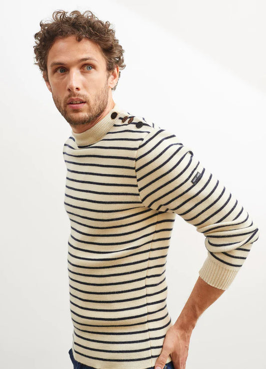 Pull Marin Rayé Homme Matelot - Saint James