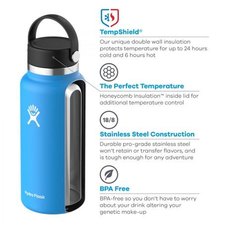 Gourde Hydroflask Standard Mouth 18 Oz (532 ml)