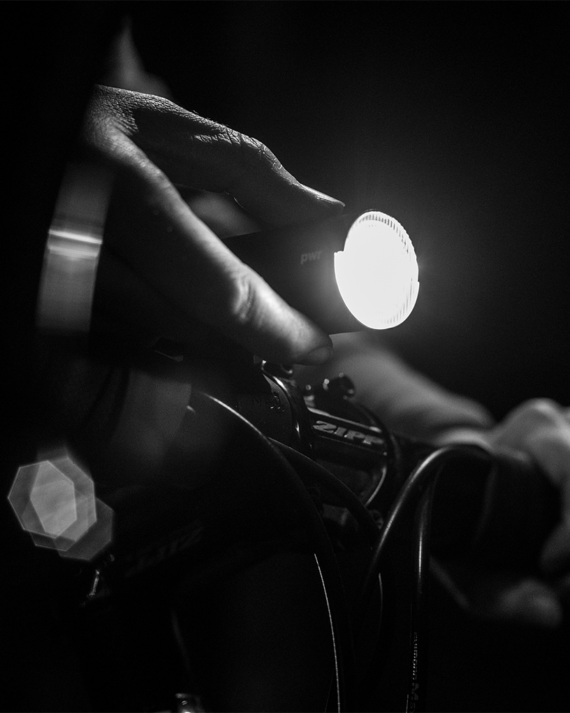 Front light + battery for PWR rider 450 bike - Knog