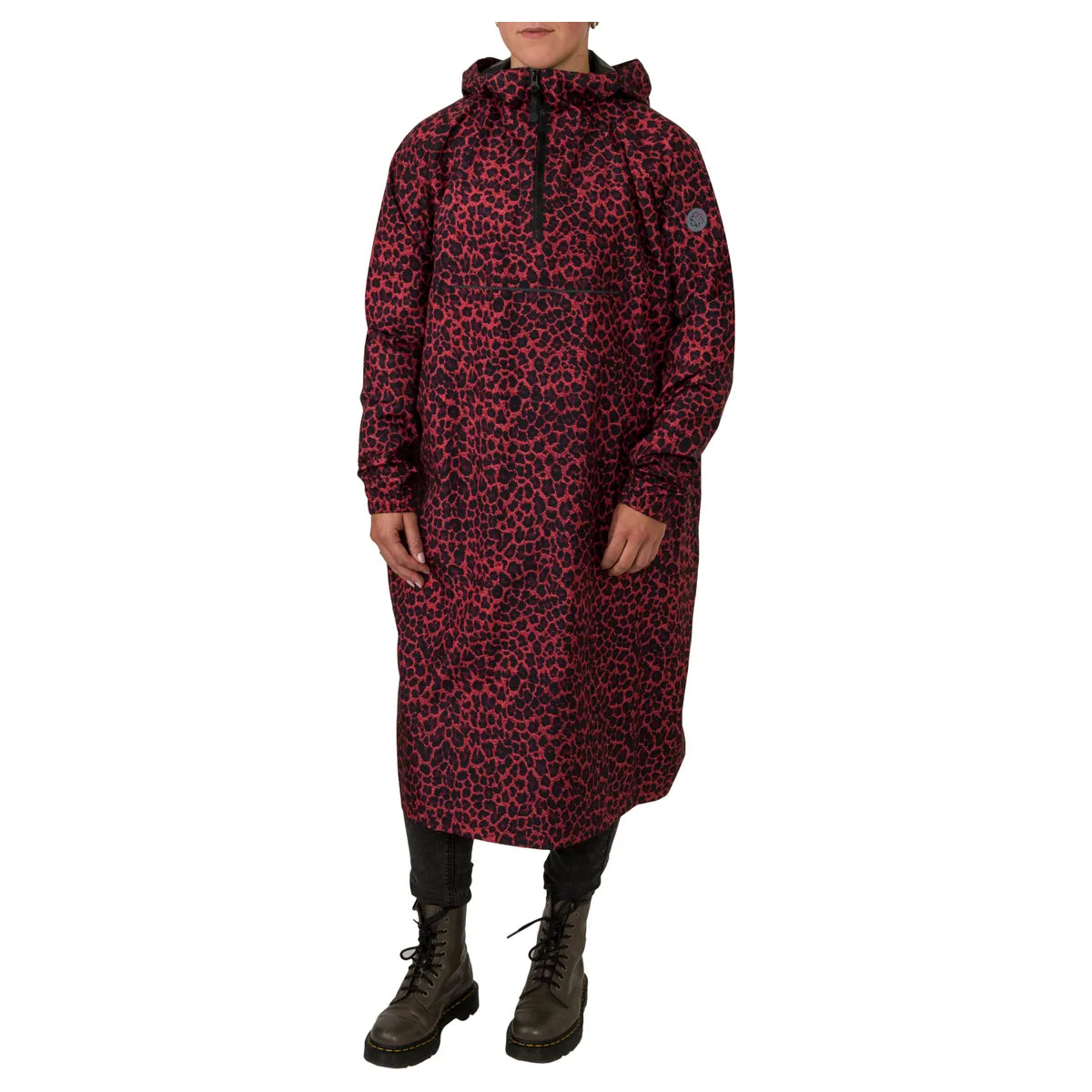 Long rain poncho for cyclist Motion Poncho - AGU