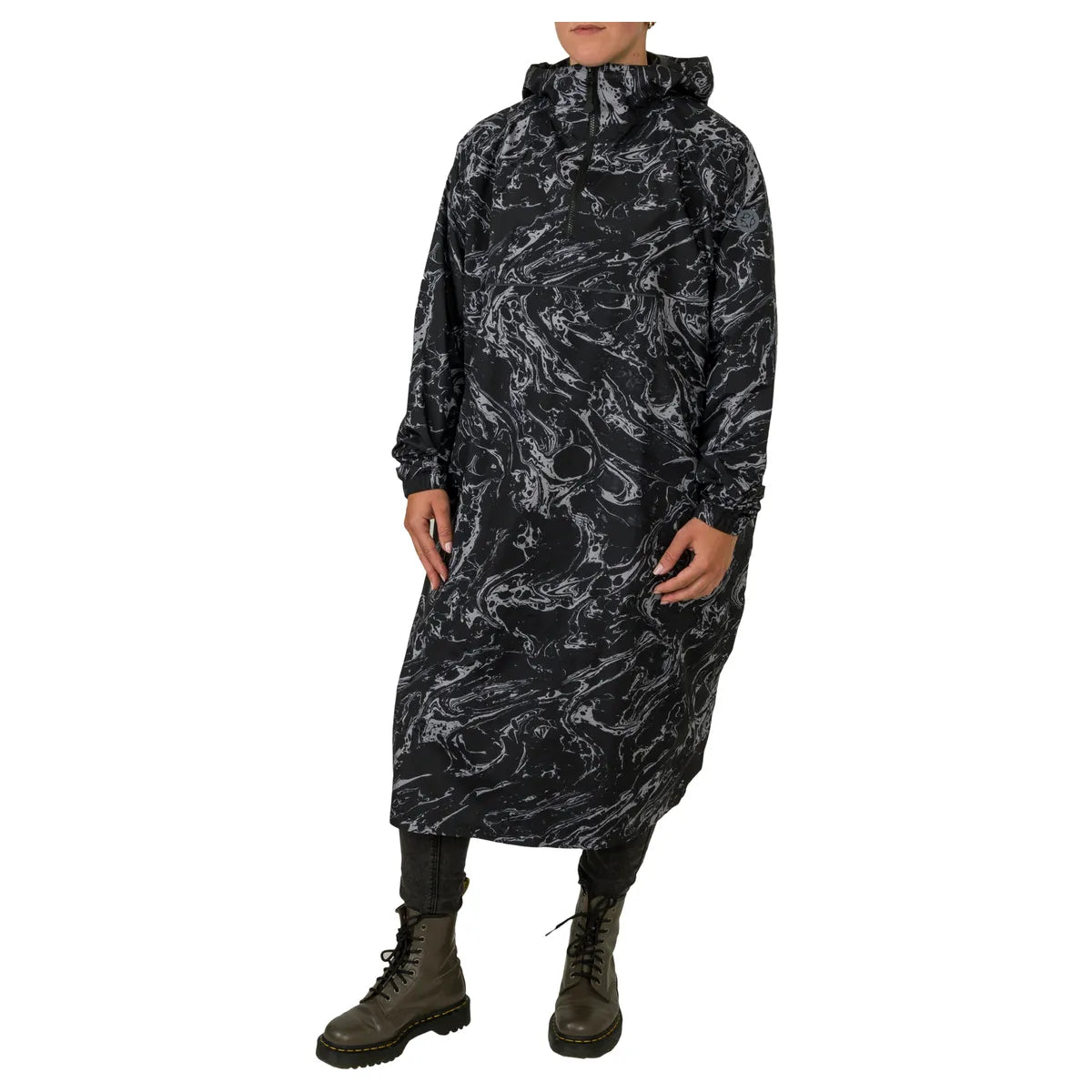 Long rain poncho for cyclist Motion Poncho - AGU