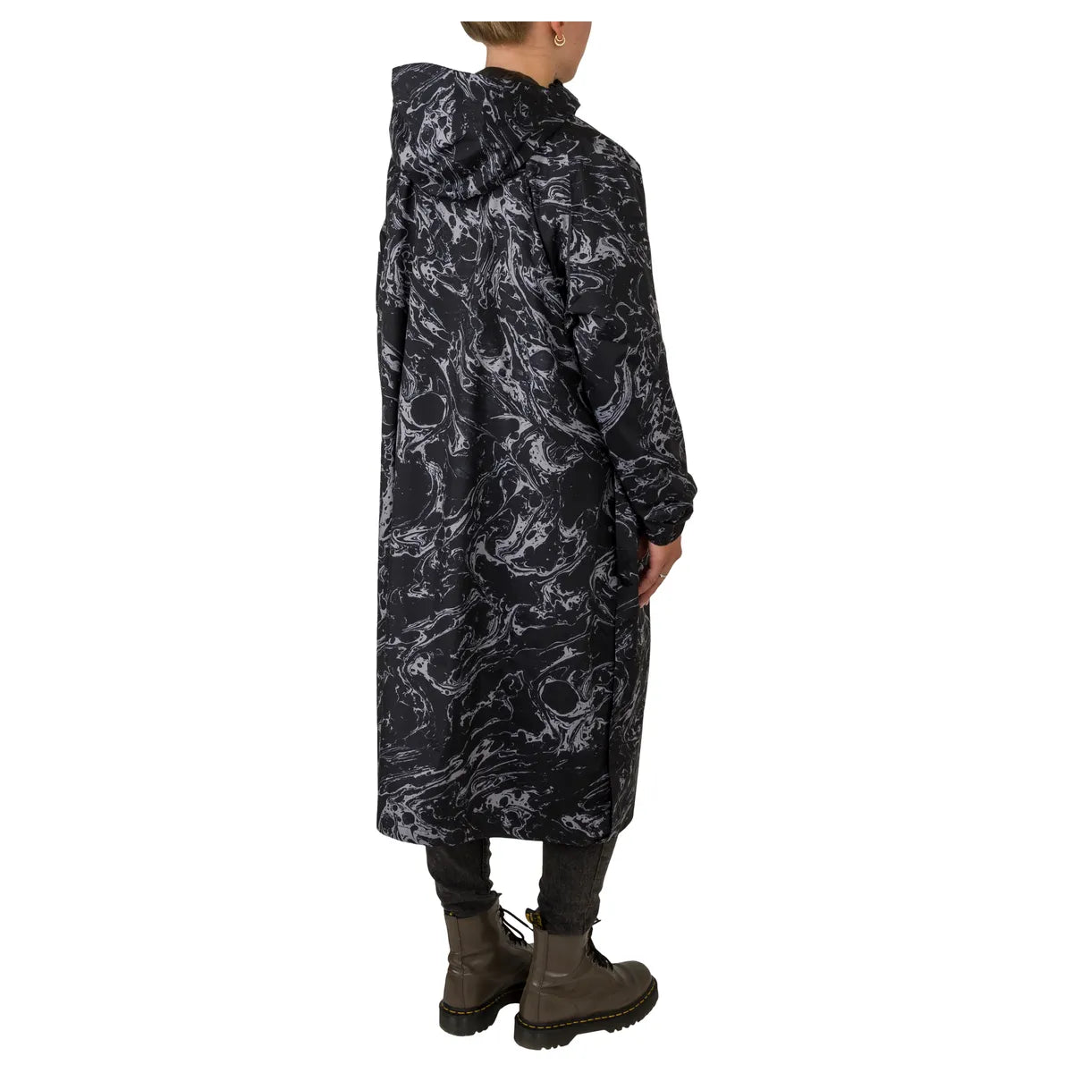 Long rain poncho for cyclist Motion Poncho - AGU