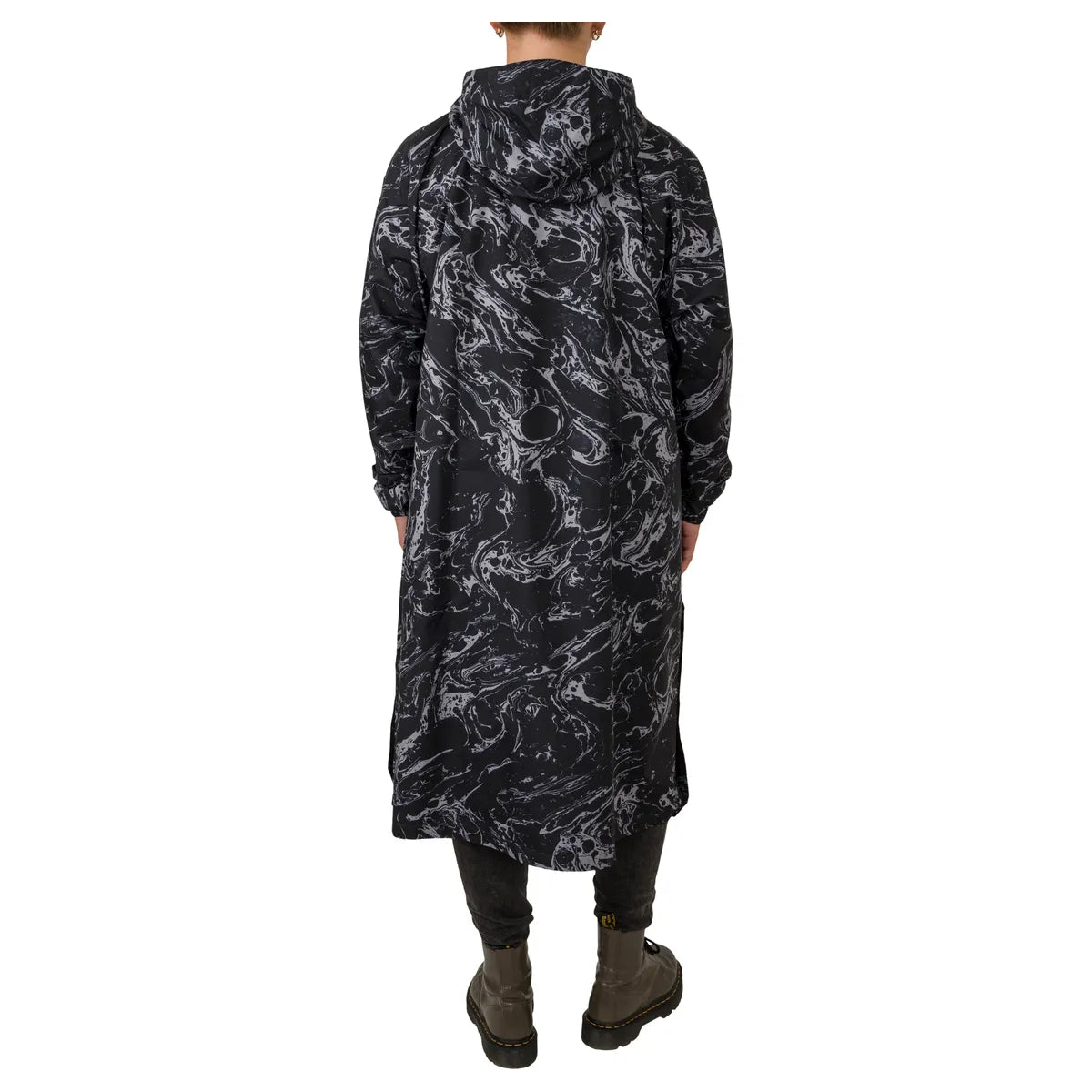 Long rain poncho for cyclist Motion Poncho - AGU