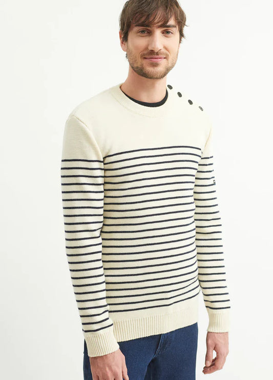 Pull Marin Rayé Homme Binic - Saint James