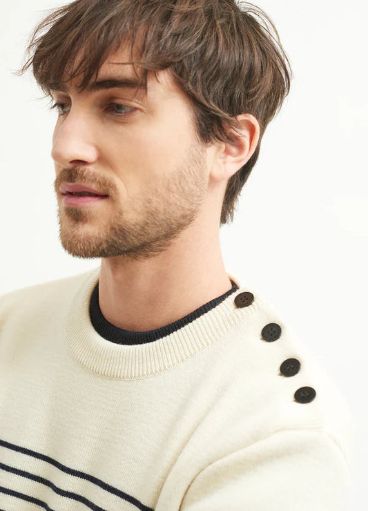 Pull Marin Rayé Homme Binic - Saint James