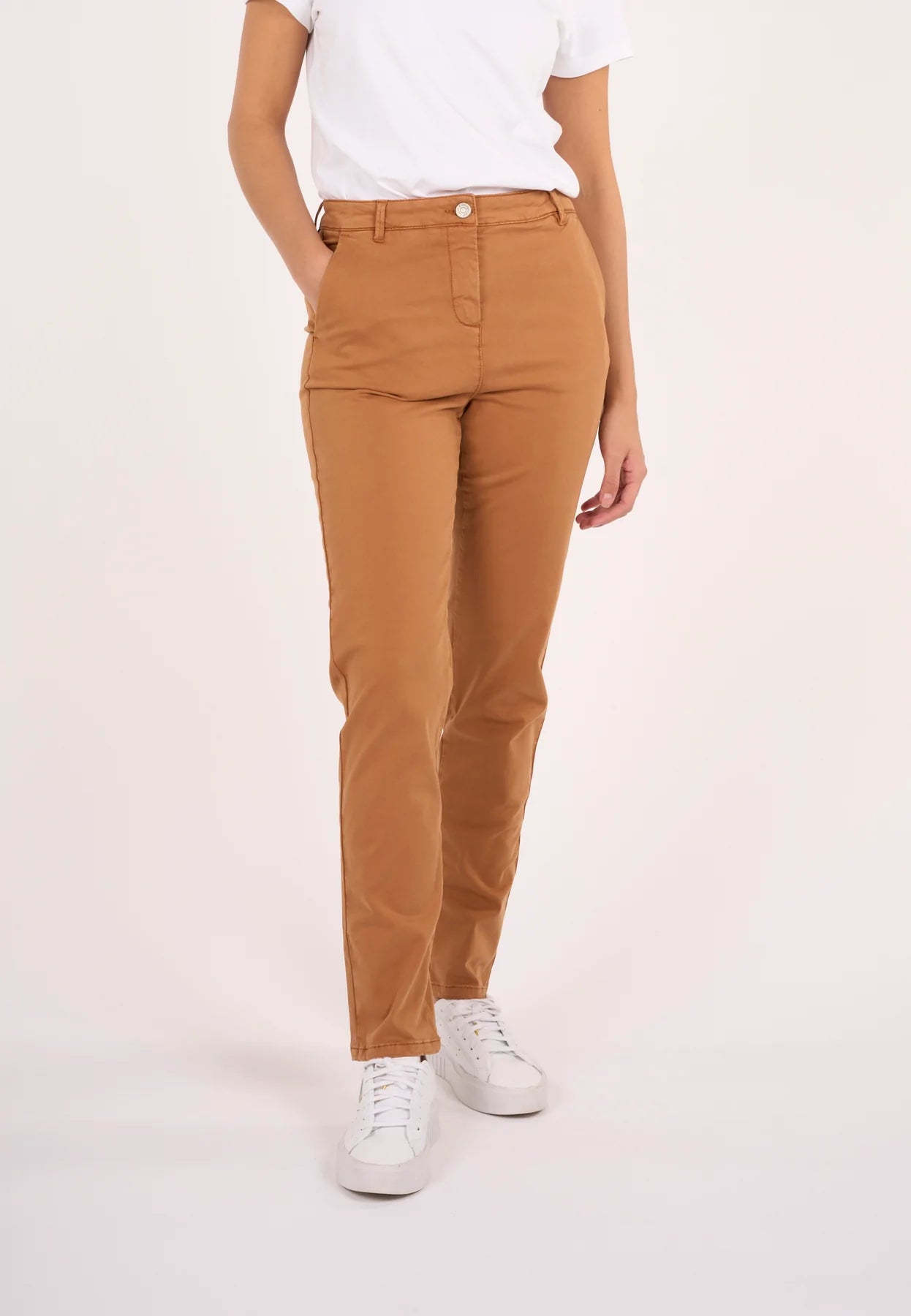 Knowledge Cotton Apparel Women's Chinos ALMA slim – To Kyma Shop