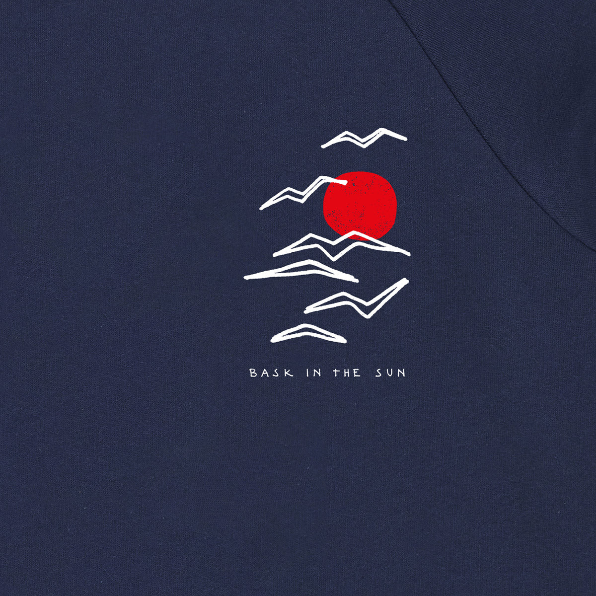 Bask in The Sun Print Sweatshirt - Birds