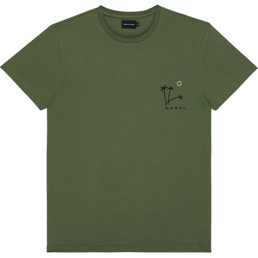 Bask in The Sun Printed T-Shirt - Rebel