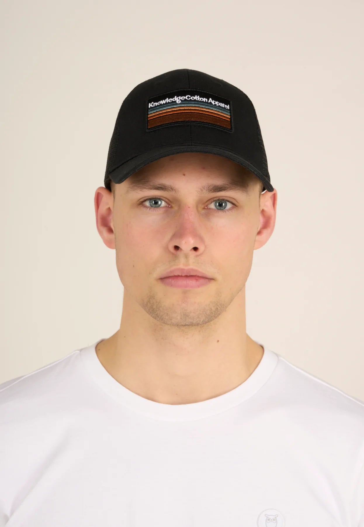Casquette Badge Twill Trucker Cap - Knowledge Cotton Apparel