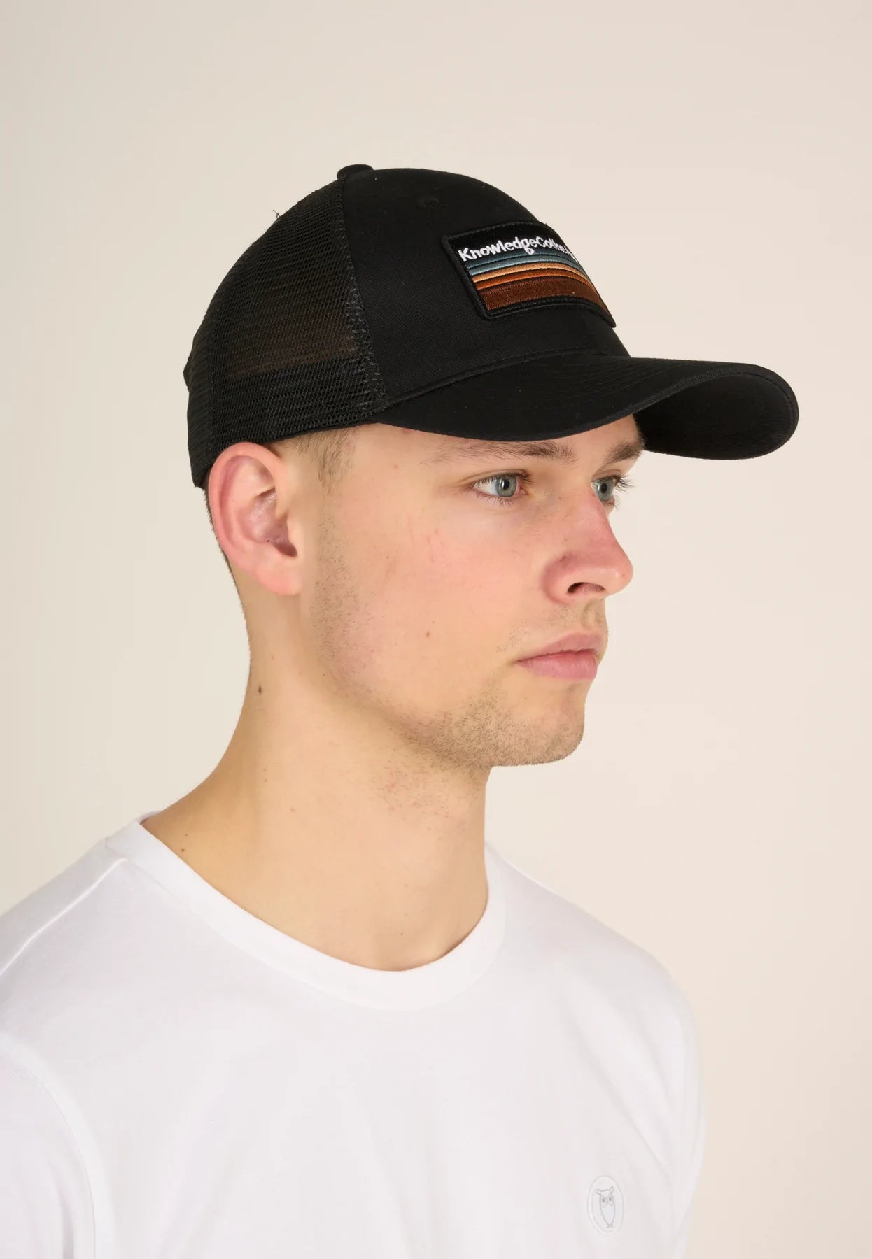 Casquette Badge Twill Trucker Cap - Knowledge Cotton Apparel