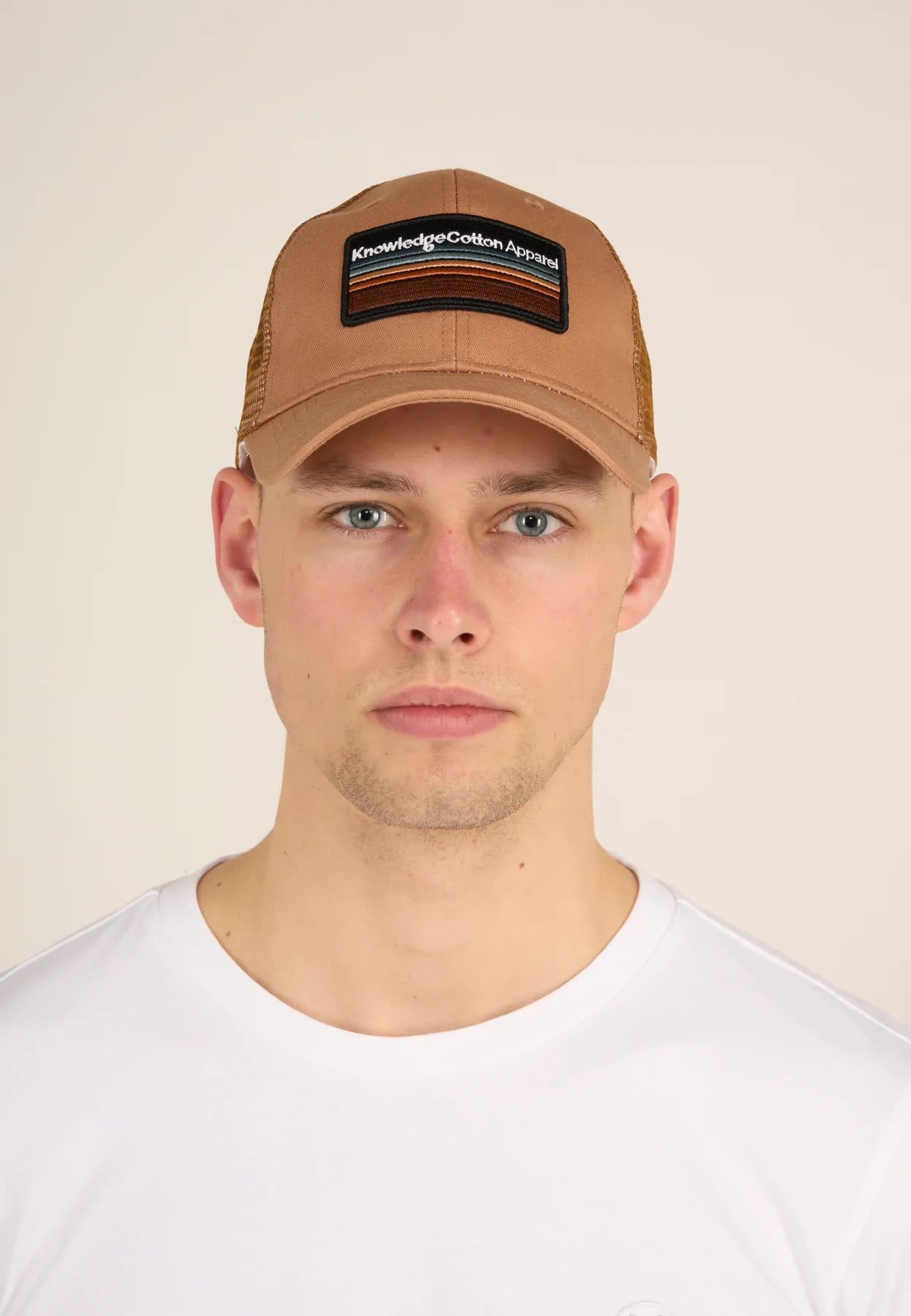 Casquette Badge Twill Trucker Cap - Knowledge Cotton Apparel