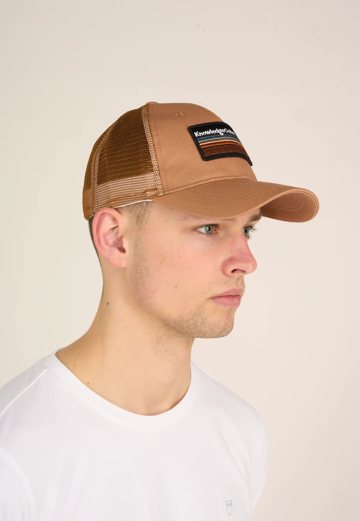 Casquette Badge Twill Trucker Cap - Knowledge Cotton Apparel
