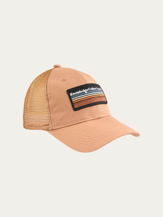 Badge Twill Trucker Cap - Knowledge Cotton Apparel