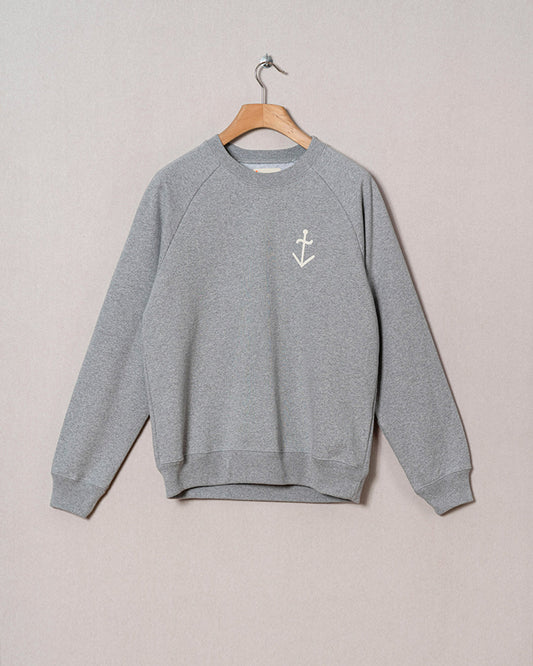 La Paz Cunha Sweatshirt - Gray mesc/ecru logo