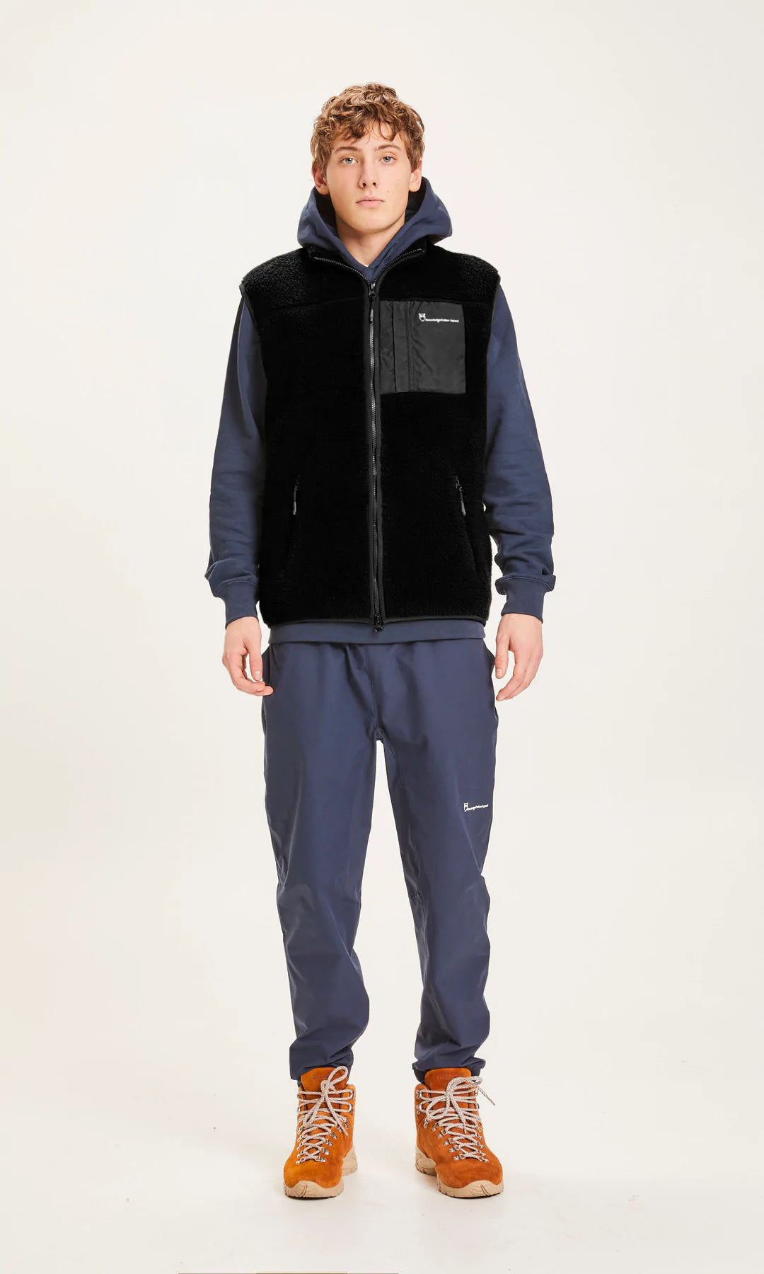 Men's Fleece Vest Knowledge Cotton Apparel - Teddy Fleece vest