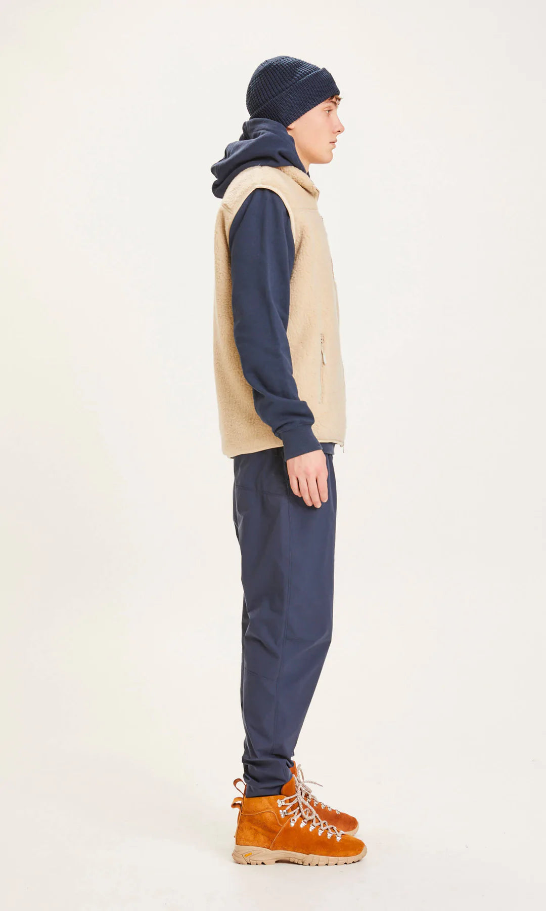 Men's Fleece Vest Knowledge Cotton Apparel - Teddy Fleece vest