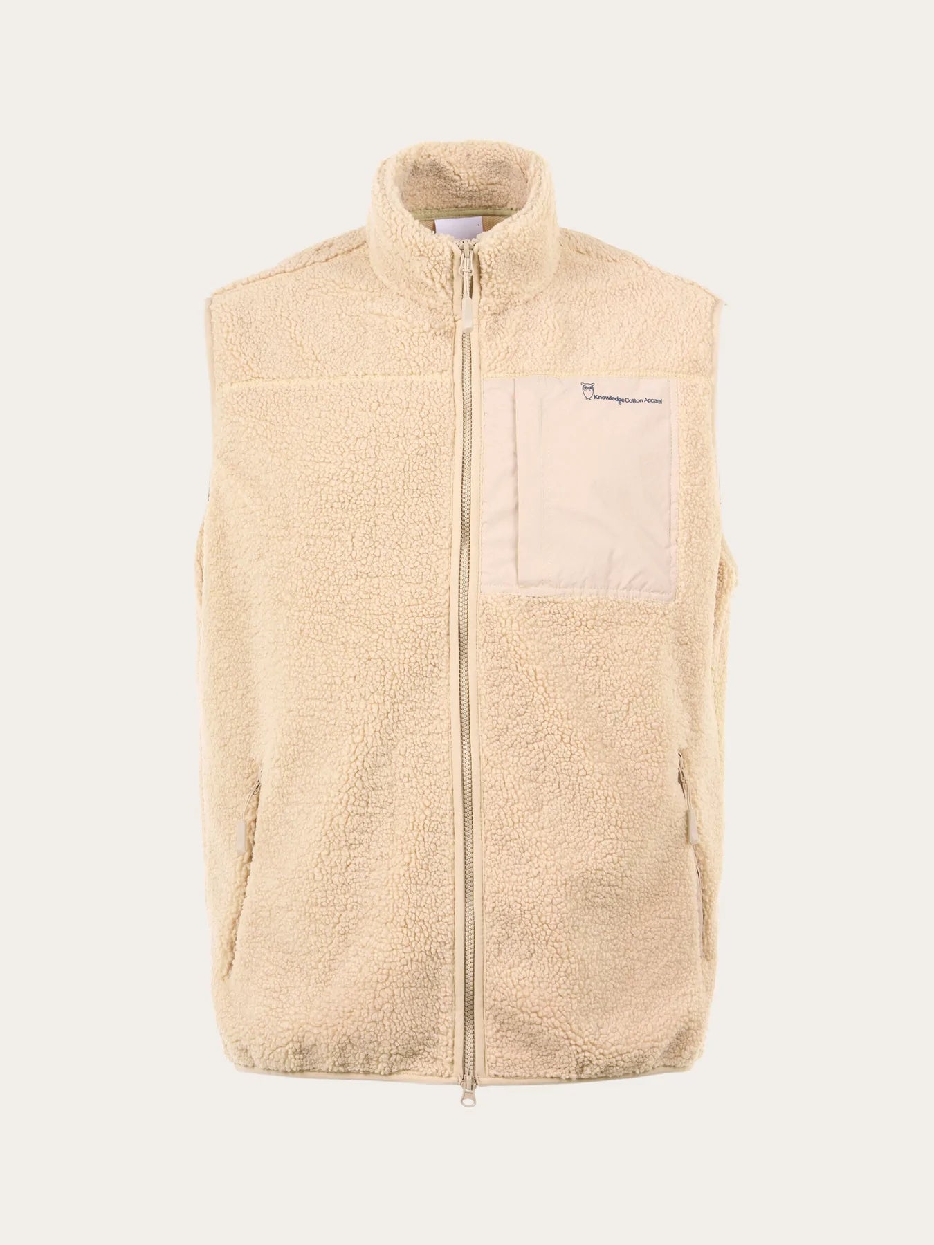 Men's Fleece Vest Knowledge Cotton Apparel - Teddy Fleece vest