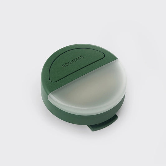 Two-tone (white/red) portable light clip Eclipse - Bookman