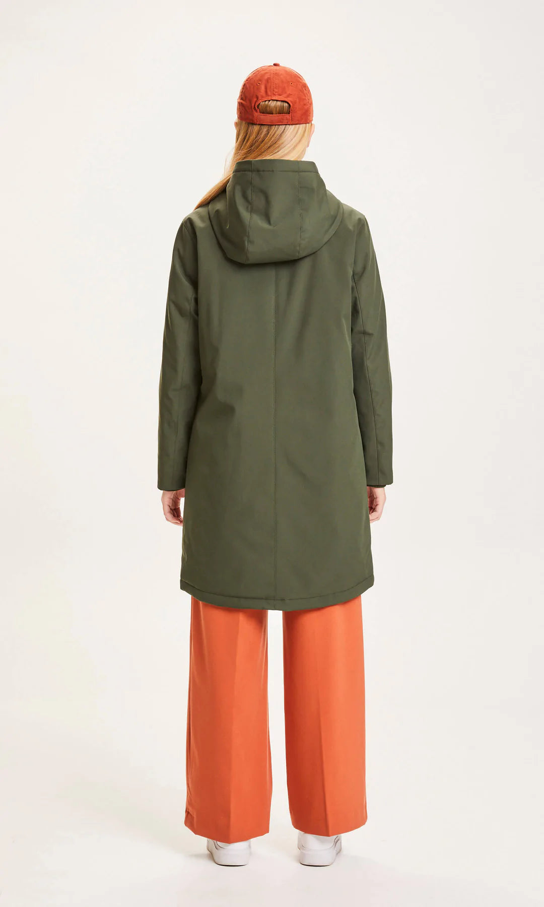 Knowledge Cotton Apparel Women's Parka - Soft Shell Khaki
