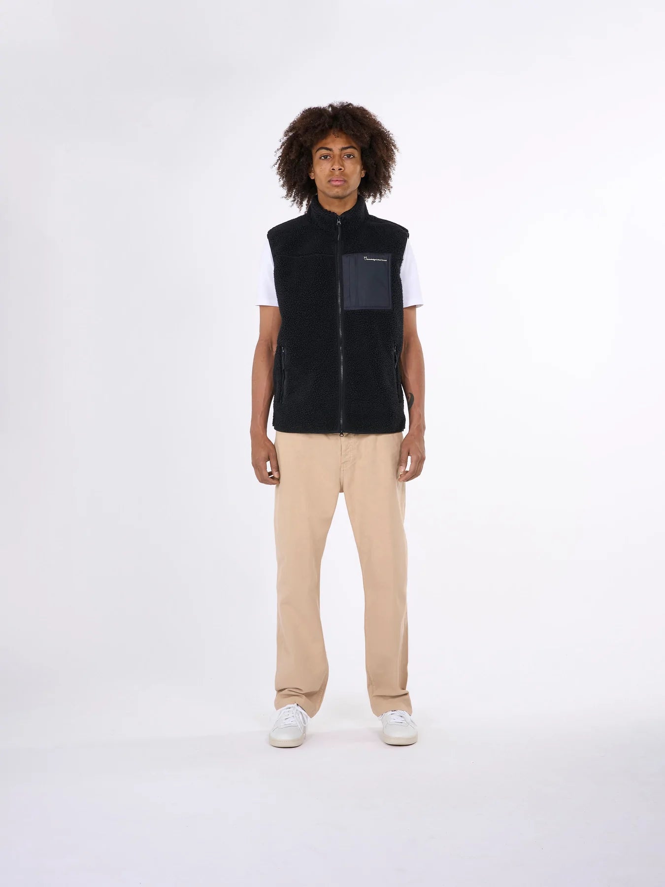 Men's Fleece Vest Knowledge Cotton Apparel - Teddy Fleece vest