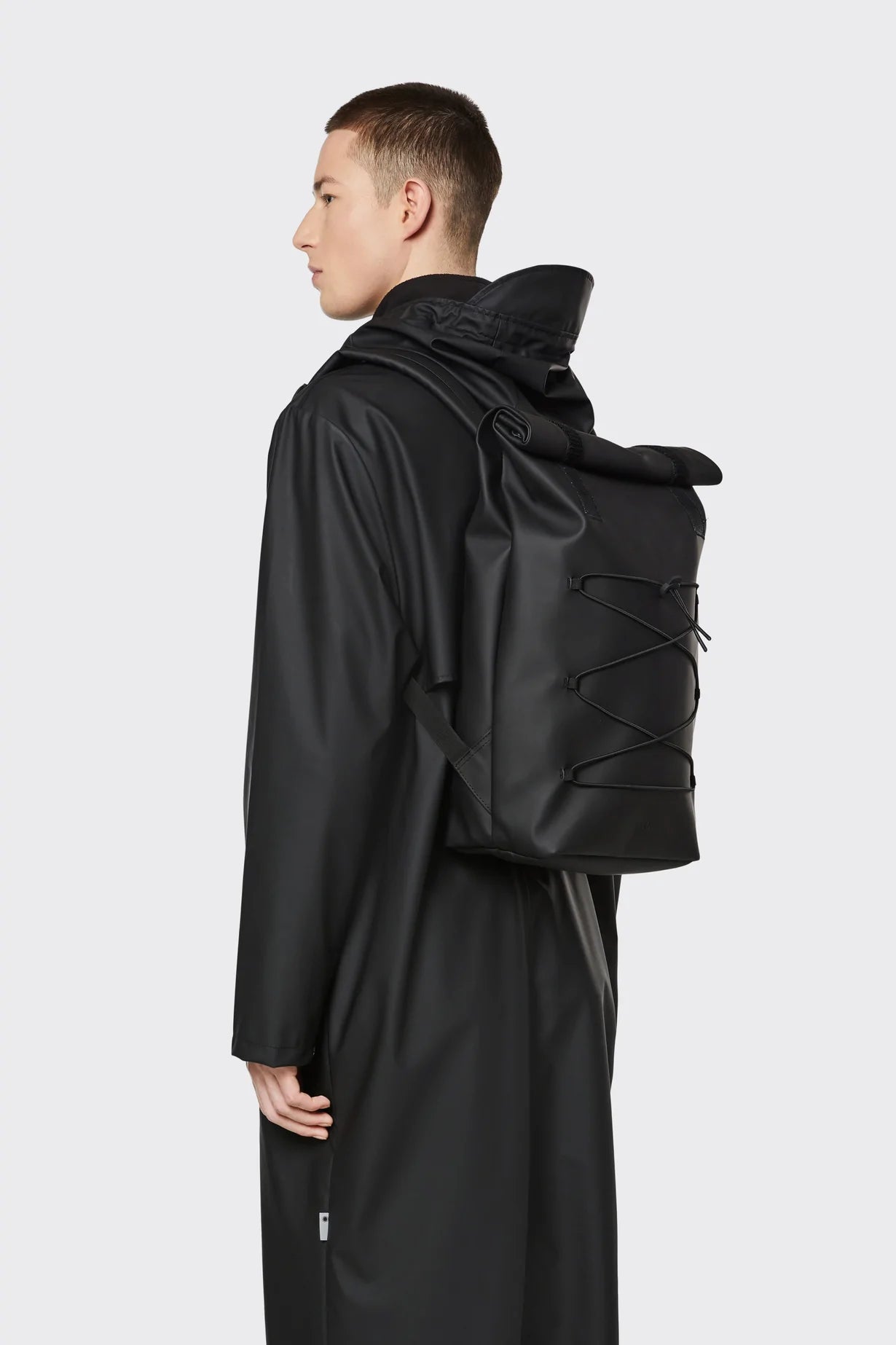 Velcro Rolltop Backpack Rains
