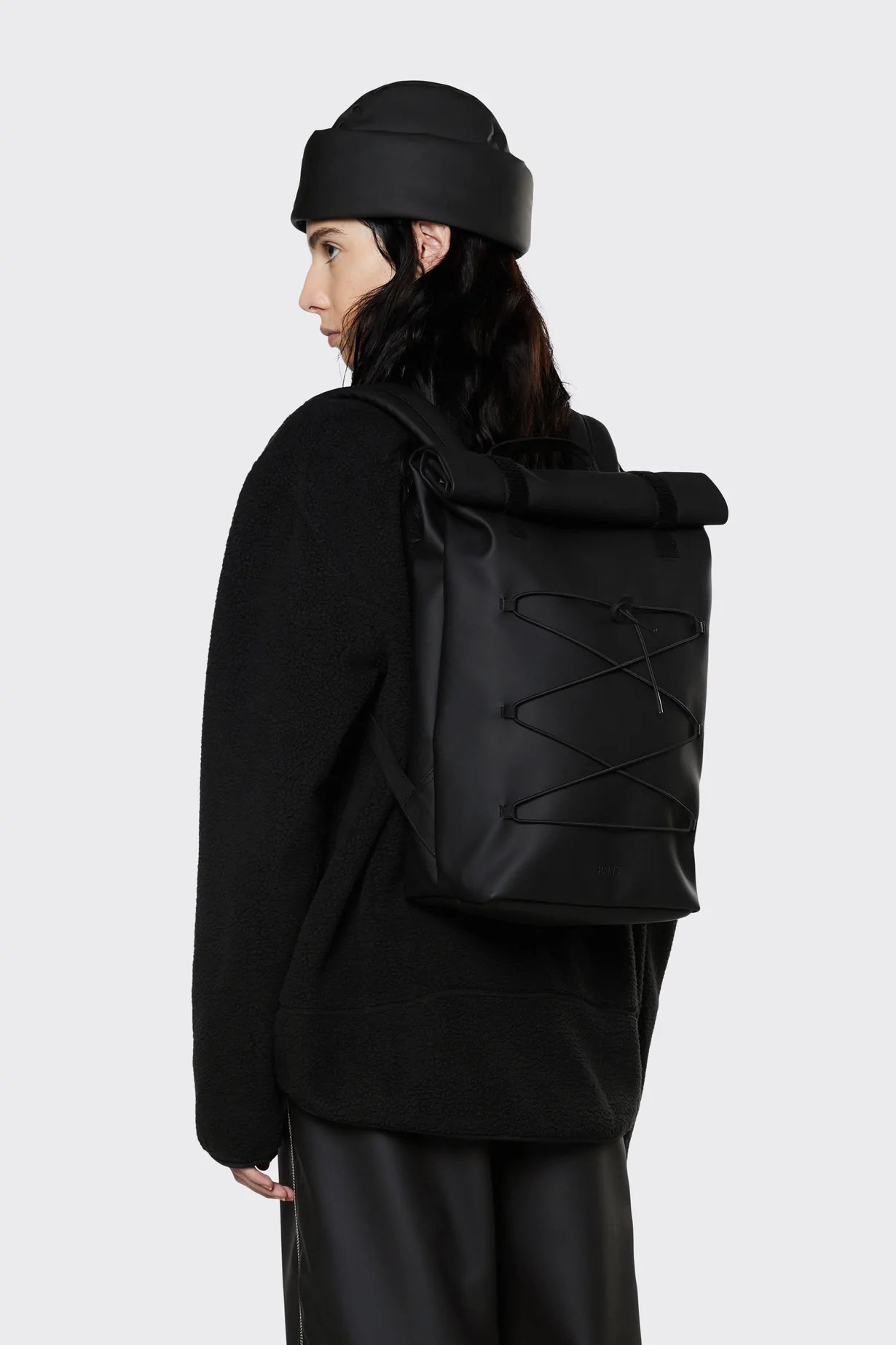 Velcro Rolltop Backpack Rains