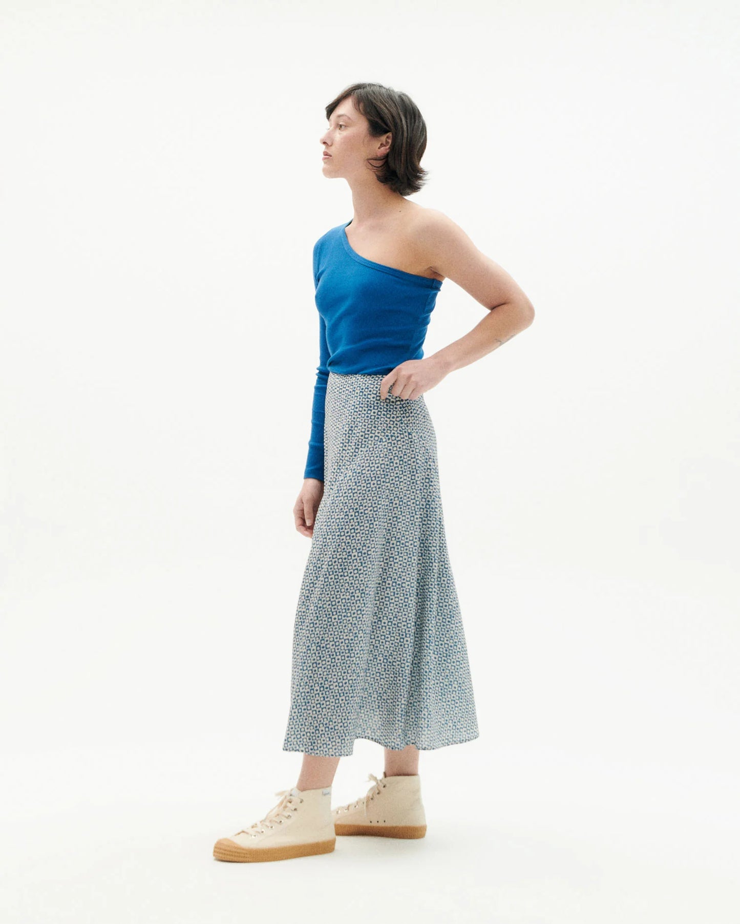 Amelia polka dot skirt - Thinking Mu