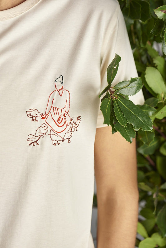 Seed t-shirt - Hens Winter White