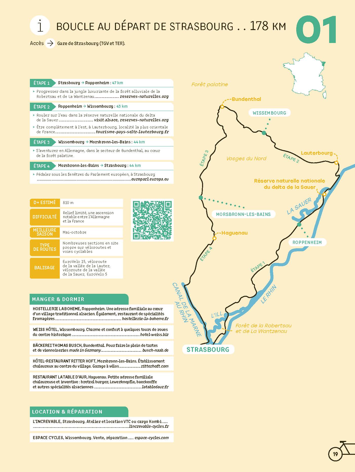 Guide to 100 Cycling Weekends in France - Lonely Planet