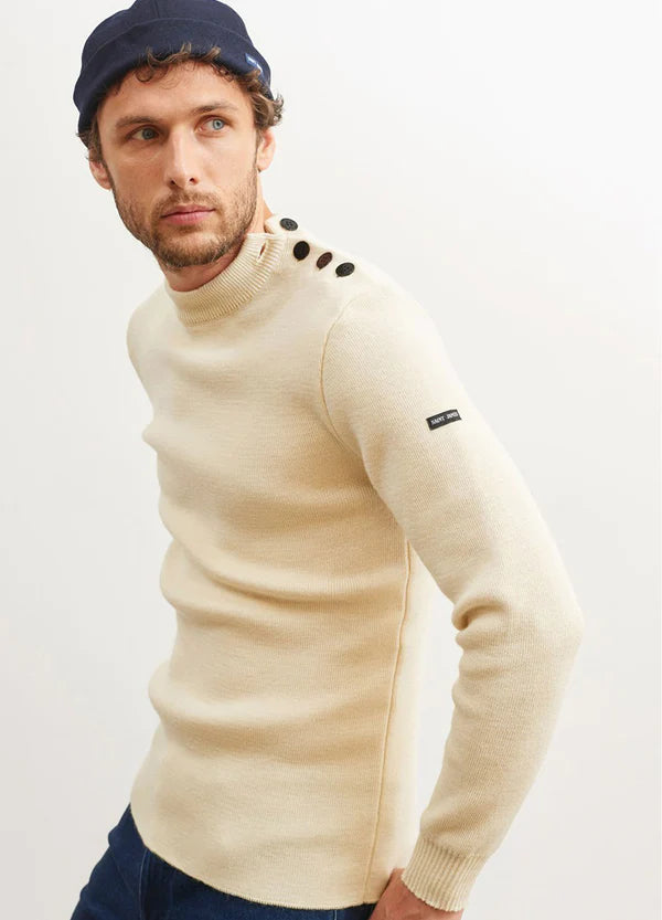 Pull Marin Uni Homme Matelot - Saint James