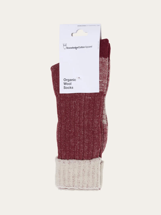 Low Terry Wool Socks - Knowledge Cotton Apparel