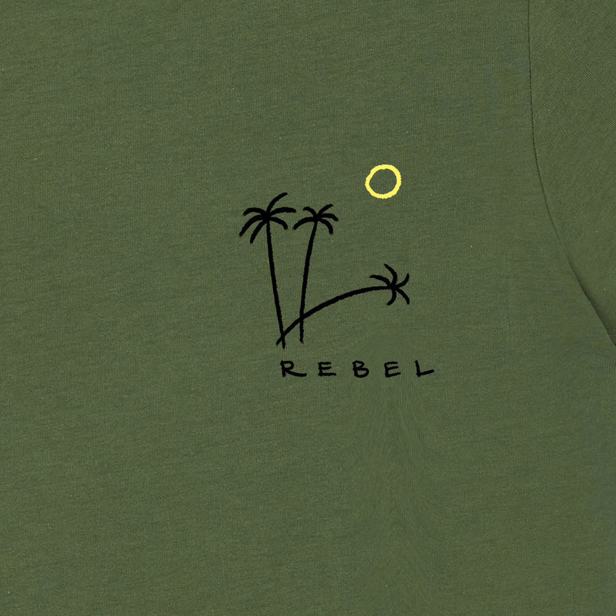 Bask in The Sun Printed T-Shirt - Rebel