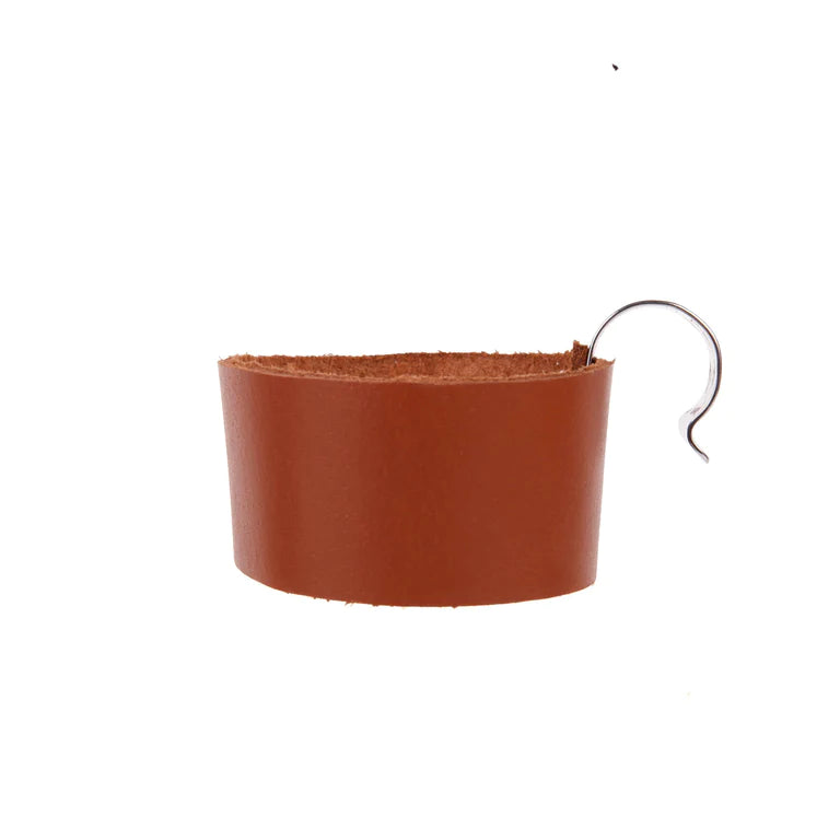 Leather cup holder for bike - Kikkerland