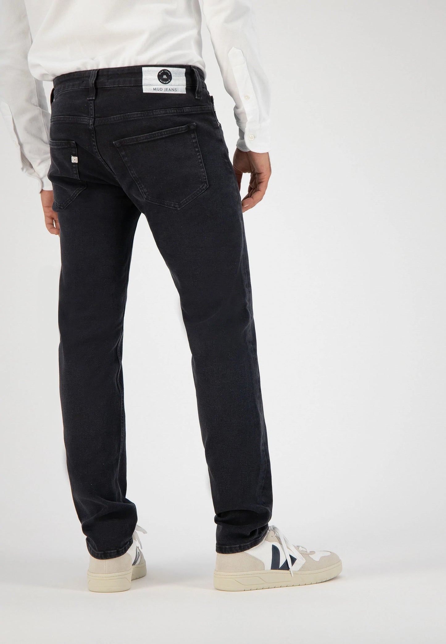Men's Jeans Mud Jeans - Regular Dunn Stretch Stone Black
