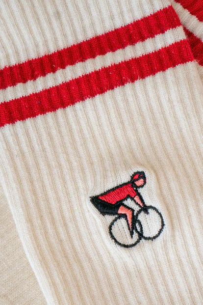 Chaussettes coton Erstwhile Amateur - Red