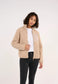 Knowledge Cotton Apparel Women's Fleece Jacket - Teddy High Neck Zip