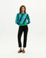 Paloma Navy Striped Sweatshirt - Thinking Mu