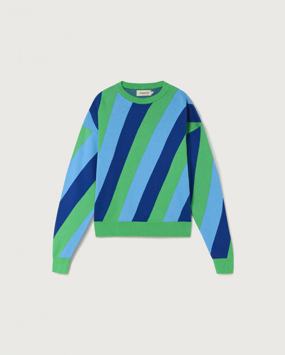 Paloma Navy Striped Sweatshirt - Thinking Mu