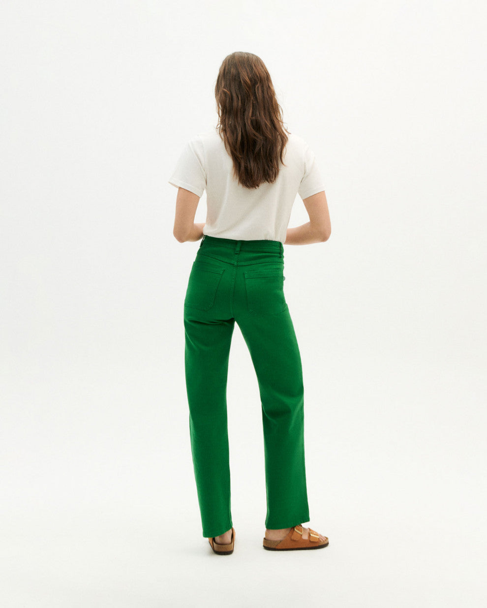 Pantalon Theresa Vert - Thinking Mu