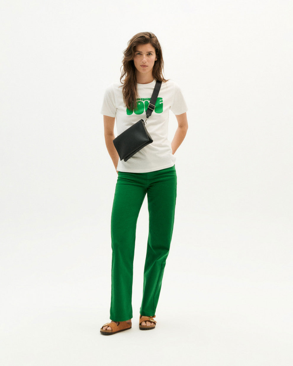 Pantalon Theresa Vert - Thinking Mu