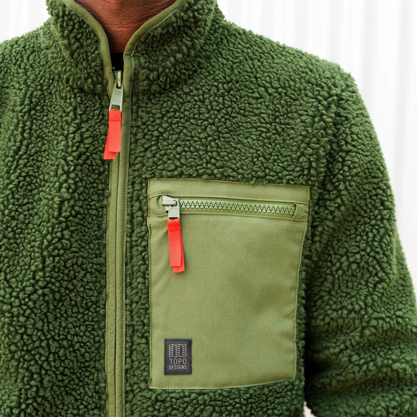 Men's Reversible Sherpa Fleece Jacket - Topo Designs