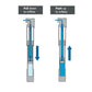 Mini bicycle hand pump with mini Dual G pressure gauge - Topeak