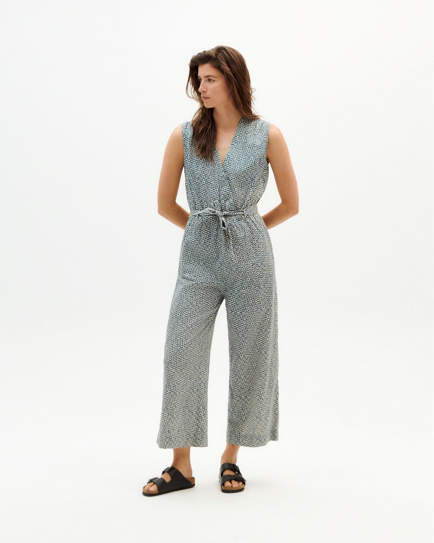 Winona Polka Dot Jumpsuit - Thinking Mu