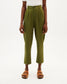 Pantalon Rina Vert - chanvre et coton - Thinking Mu